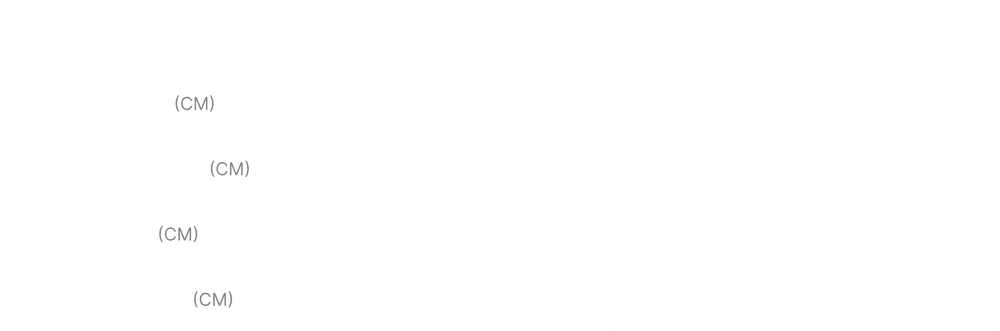 T-shirt Size Chart