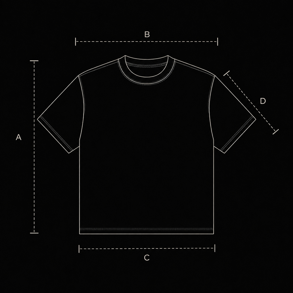 T-shirt Size Chart